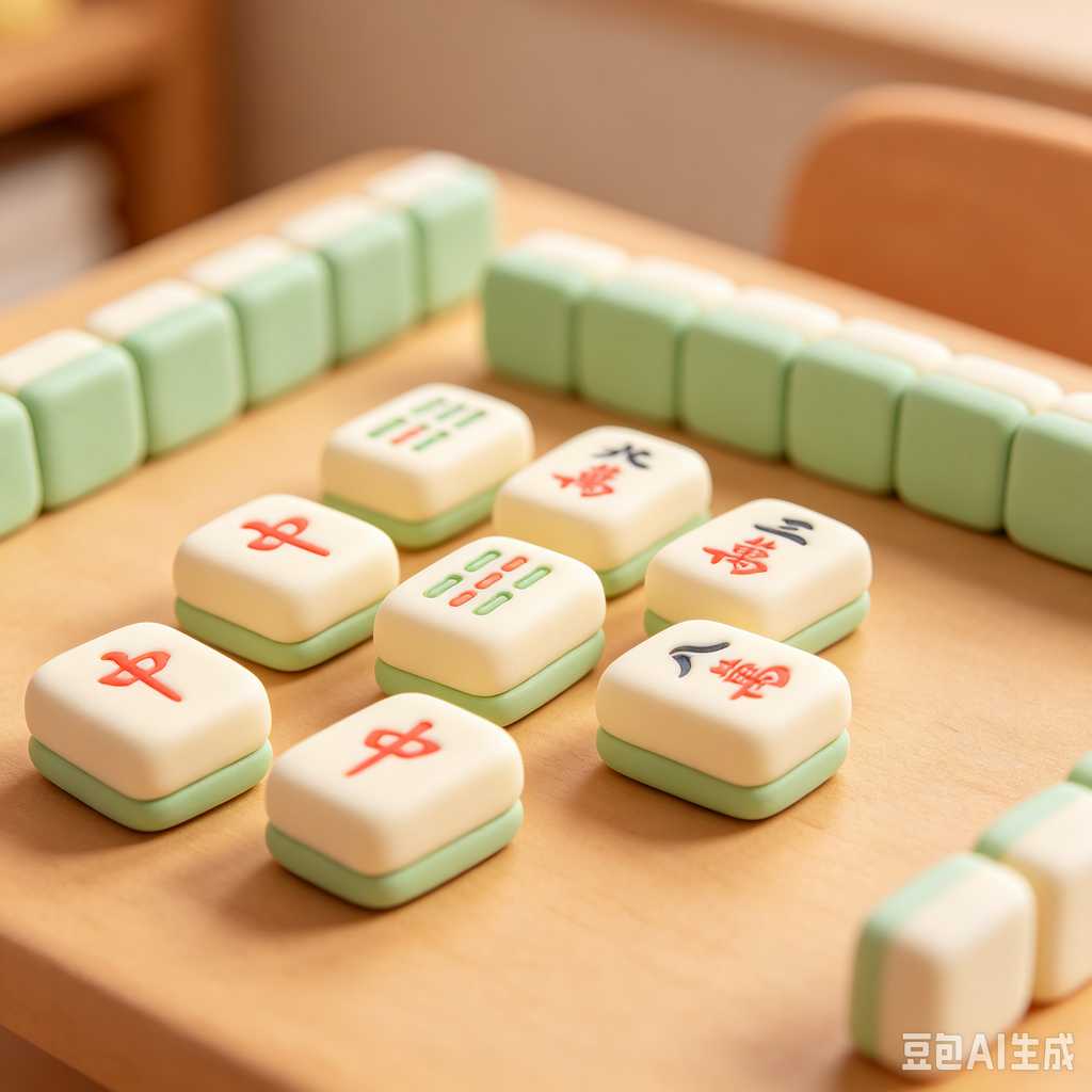 real wood mahjong set