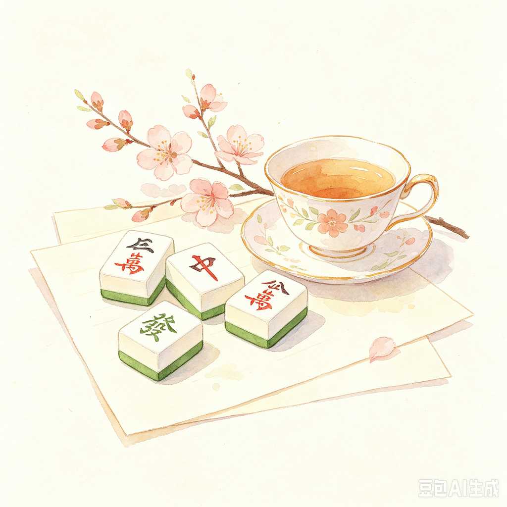 special color mahjong set gift