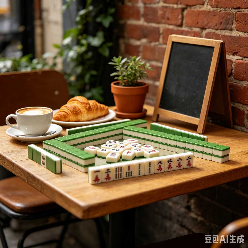 premium engraved mahjong set
